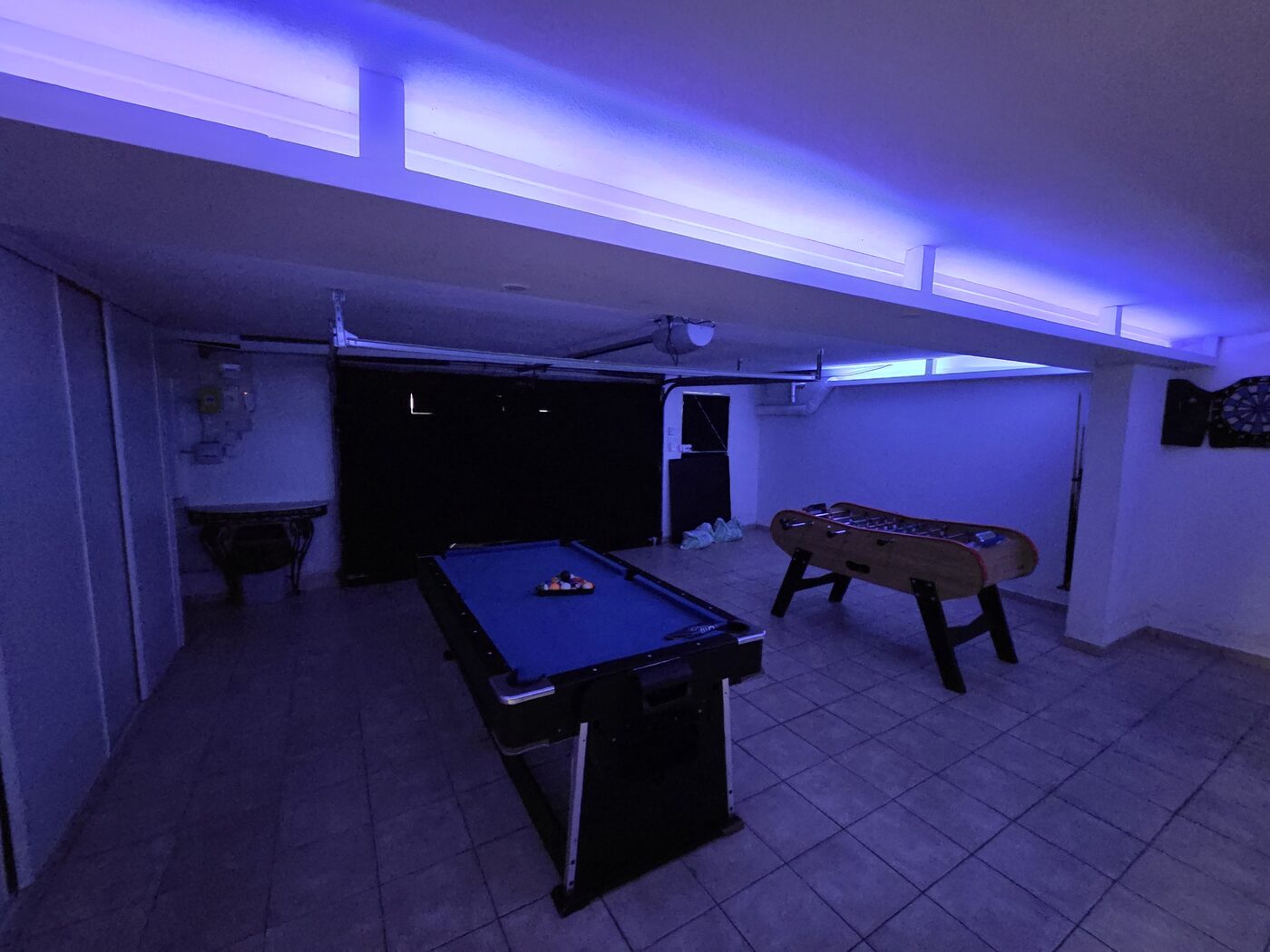 Espace de réception en soirée